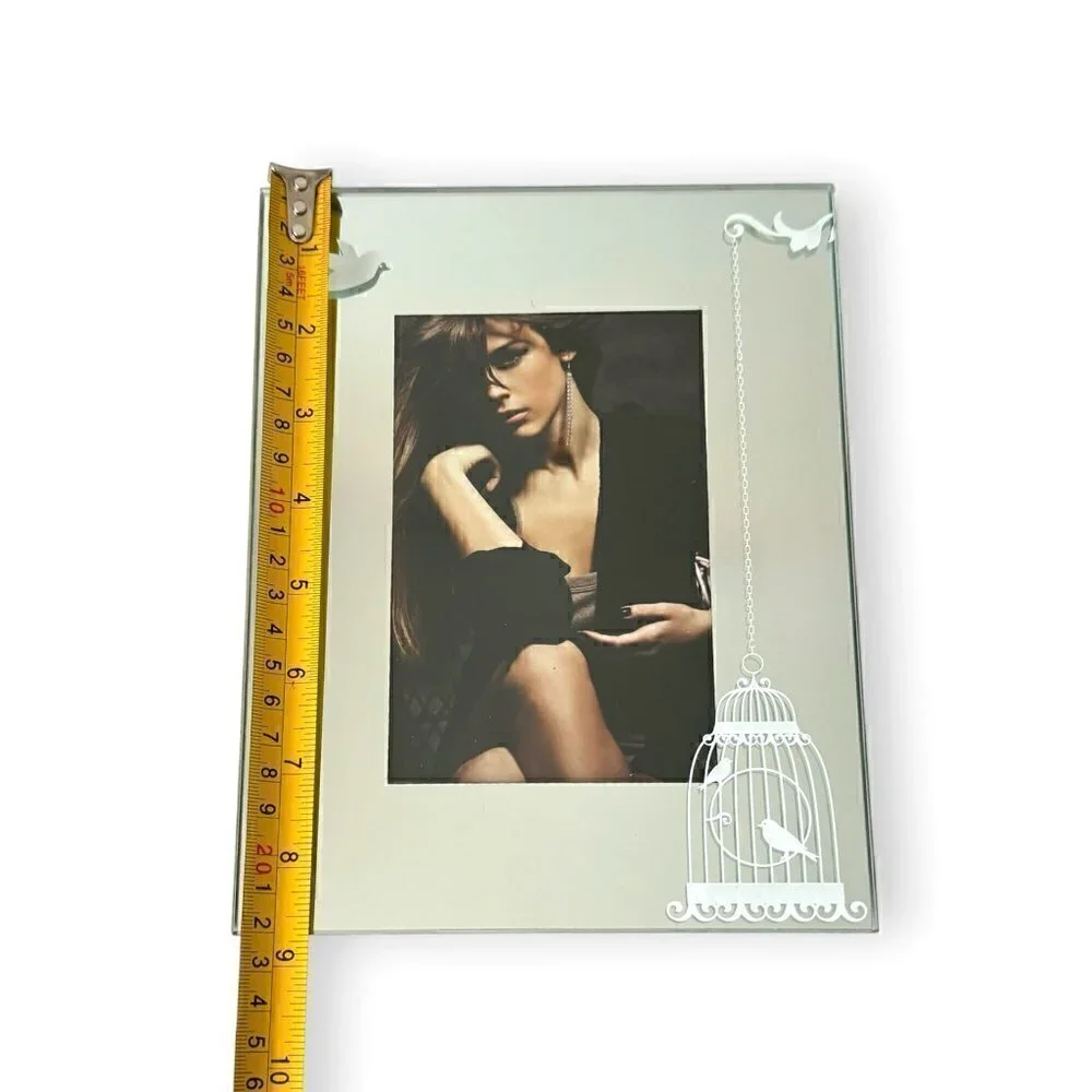 New Modern Mirror Picture Photo Frame 3.5” x 5.5”